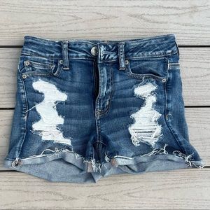 American Eagle | Hi-Rise Shortie Jean Shorts